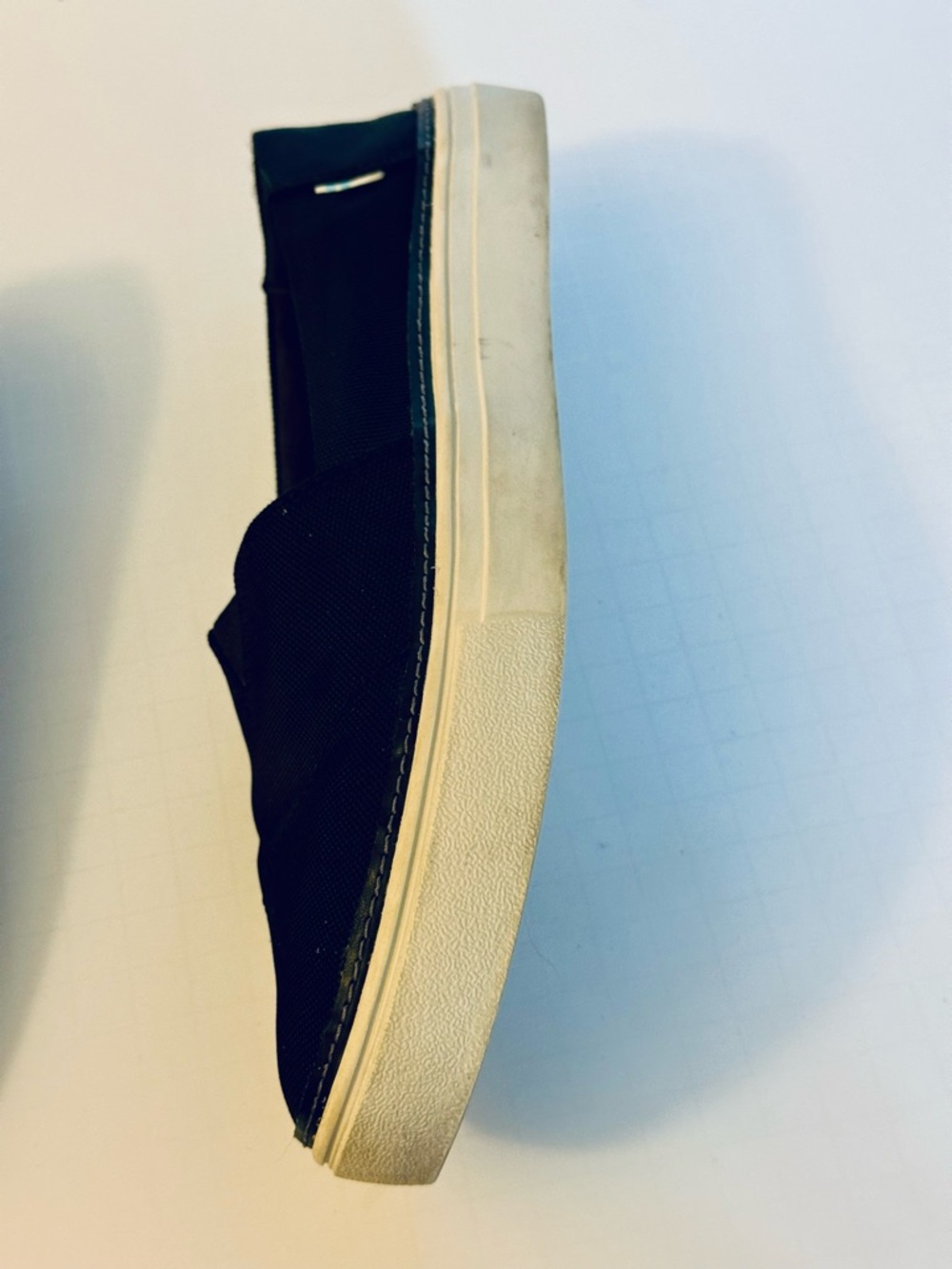 TOMS Black Slip Ons Size 8 Wide | Comfy Minimal Everyday Shoe - Picture 9 of 11